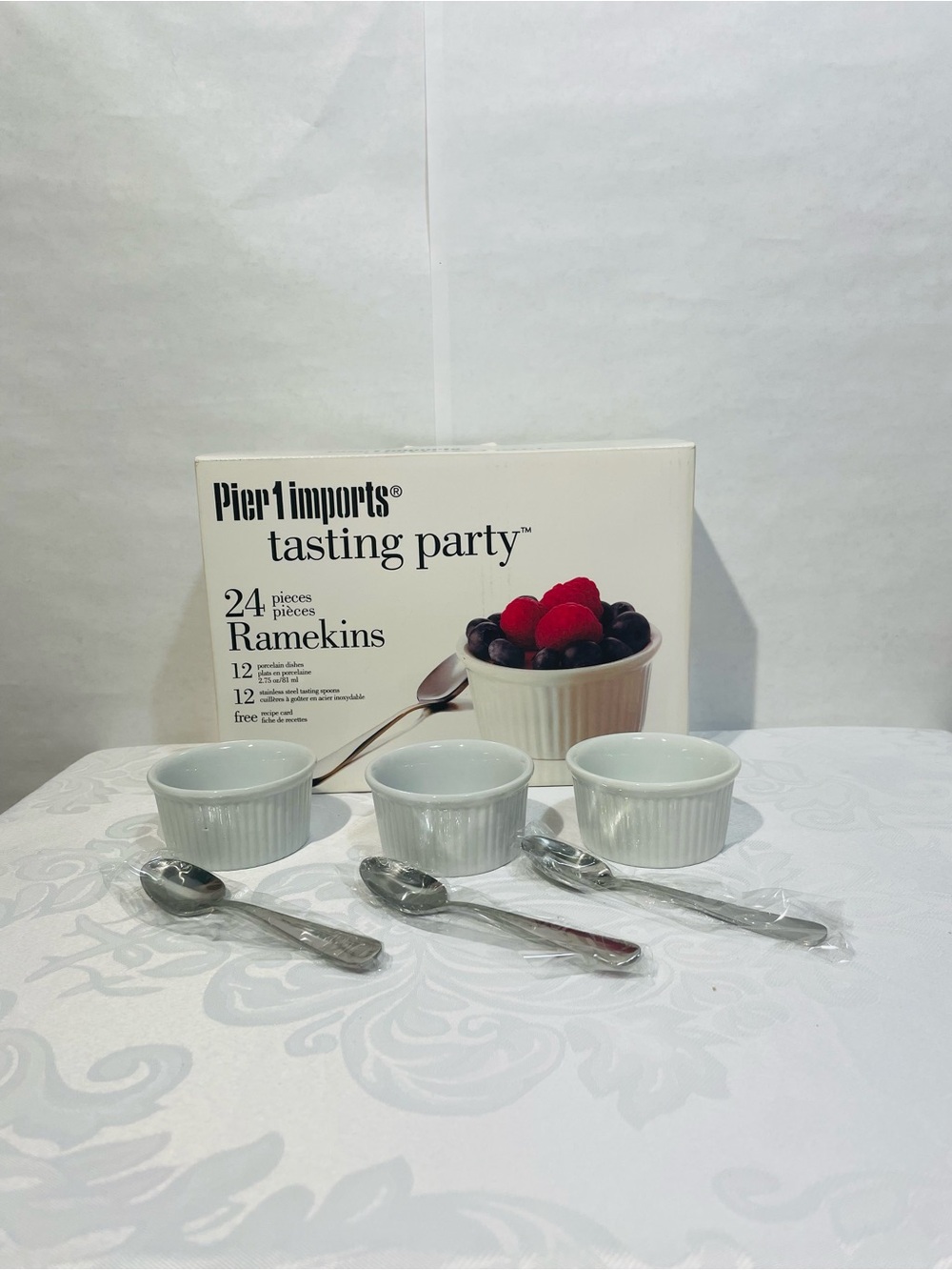 NWT Pier 1 Imports "Tasting Party" 24-piece Ramekin Set